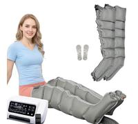 Professional Pressotherapy Lymphatic Drainage Massage, Air Compression Massager Machine, 6-Cavity Recovery Boots for Legs, 0-30 Min,0-240 mmHg Adjustable