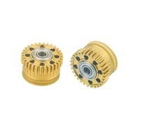 Professional Printer Gear Upgrades Kits for Plus AntiWear Metal Gears Improve Extrusion Consistency Extruder Gear Installation