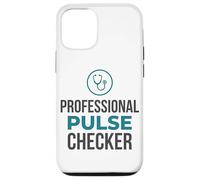 Professional Pulse Checker Funny Nurse EMT Case for iPhone 12/12 Pro