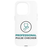 Professional Pulse Checker Funny Nurse Paramedic Case for iPhone 15 Pro