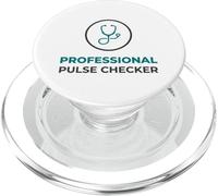Professional Pulse Checker Funny Nurse Paramedic PopSockets PopGrip for MagSafe