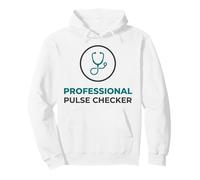 Professional Pulse Checker Funny Nurse Paramedic Pullover Hoodie
