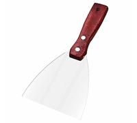 Professional Putty Knife, Premium Polished All-Metal, Ergonomic for Drywall Finishing, Plaster Scraping, Decals, and Wallpaper,2inch (Size : 4inch)
