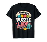 Professional Puzzle Lady Crossword T-Shirt