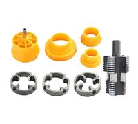 Professional PVC Pipe Threading Kits for Electric Drills Includes 1/2" 3/4" 1" Dies Perfect for DIYer Plumbing Projects Pipe Tap Die Set