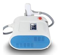 Professional Q Switch Tattoo Removal Machine, White and Blue, LCD Display, Eyebrow Removal Beauty Equipment with Red Light Treatment