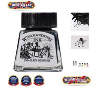 Winsor & Newton 1005030 Drawing Ink 14ml Black Indian