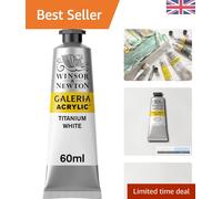 Professional Quality 60mL Titanium White Acrylic Paint - Quick Dry & Versatile