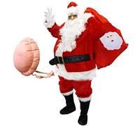 Professional Quality Santa Costume With Accessories Professional Father Christmas Fancy Dress