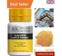 Professional Quality WN Galeria Sand Texture Gel, 250ml - Indoor Art Made Easy