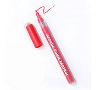 Professional Quick Dry Nail Art Pen for DIY French Tip Design - Ultra Fine Tip Precision Brush for Intricate Dots, Lines & Detailing with Smudge-Proof Long Lasting Formula (red)