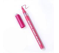 Professional Quick Dry Nail Art Pen for DIY French Tip Design - Ultra Fine Tip Precision Brush for Intricate Dots, Lines & Detailing with Smudge-Proof Long Lasting Formula (pink)
