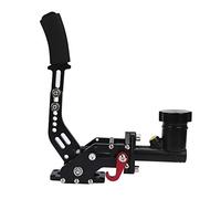Professional Racing Handbrake, 11.4in Adjustable Aluminum Car Hydraulic Drift Handbrake, Horizontal Drift Hydro E-Brake with Oil Cylinder for Drift Racing Car, Rally Vehicles (Black)