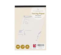 Professional Range A4 Tracing Paper Pad, 40 Sheets, 90gsm Paper, 297 x 210mm