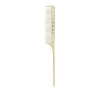 Professional Rat Tail Hair Comb Salon Hairdressing Aluminium Metal Comb Lightweight Practical Styling Hair Comb CA (Gold)
