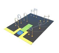 Professional RC Drone Racing Obstacle Course, Portable Gate for FPV Racing & Model Aircraft Practice, Competition Loops for Pilots