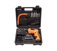 Professional Rechargeable Driver Featuring 90-Degree Head Reverse Function Comprehensive Tool Set for LED Light Screwdriver for Tight Spaces
