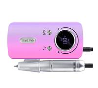 Professional Rechargeable Nails File Set 45000 RPM Portable Quiet Operate for Manicure Pedicure Home Salon Electric Nails File Set