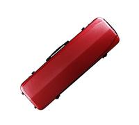 Professional Rectangular 4/4 Size Violin Case Ultralight Carbon Fiber With Hygrometer Violin Case Full Size (Color : 06)