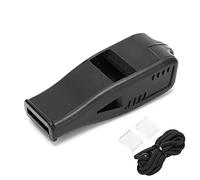 Professional Referees Whistle ABS Basketball Football Volleyball Whistle High Frequency Loud Sound for Sports Games Traffic Guidance Training Lightweight Durable 49x20x13mm (Black)