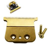 Professional Replacement Blades Set for Outlining Hair Trimmer Compatible with BaBylissPRO Barberology FX787 and LoPROFX Trimmers FX726 (Gold)
