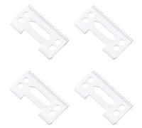 Professional Replacement Ceramic Blades, Compatible for WAHL, Clipper Cord Cordless Senior, Compatible for Magic, Clip, Sterling3, Sterling 9, Super Taper(4pcs)