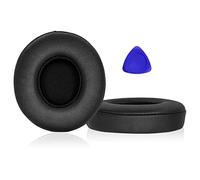 Professional Replacement Ear Pads for Beats Solo 2 & Solo 3 Wireless On-Ear Headphones, Premium Headphones Earpads Cushions with Softer Leather and High Elastic Sponge Memory Foam,Black
