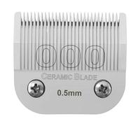 Professional Replacement Pet Dog Detachable Ceramic Blade,Compatible for Andis，AG,AGC,AGP, AGRC, AGCL,Compatible for Wahl ，KM2, KM5,KM Series，Trimmer Replacement Parts(OOO(0.5mm))
