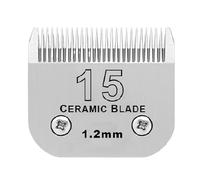 Professional Replacement Pet Dog Detachable Ceramic Blade,Compatible for Andis，AG,AGC,AGP, AGRC, AGCL,Compatible for Wahl ，KM2, KM5,KM Series，Trimmer Replacement Parts(15(1.2mm))