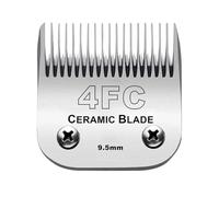 Professional Replacement Pet Dog Detachable Ceramic Blade,Compatible for Andis，AG,AGC,AGP, AGRC, AGCL,Compatible for Wahl ，KM2, KM5,KM Series，Trimmer Replacement Parts(4FC(9.5mm))