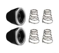 Professional Replacement Springs for Quick Release Bike Wheels 4 Skewers and 2 M5 Nuts