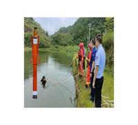 Professional Rescue Life Pole For Pools Water Parks Beach, Telescopic Rescue Bar Load 120KG/264.6 LB, Fiberglass Lifesaving Pole With Reflective Strip(14.8ft)