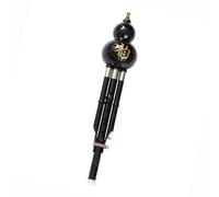 Professional Resin Hulusi Traditional Chinese Musical Instrument Concert Stage Solo Performance Hulusi Set(Ebony)