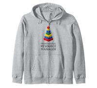 Professional Resource Manager Board Game Blocks Humor Zip Hoodie