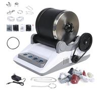 Professional Rock Tumbler Kit, Electric Gem Grinder with Timer, Detachable Stone Polishing Machine, DIY Polisher for All Ages
