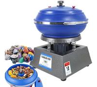 Professional Rock Tumbler Kit,Electric Rock Tumbler Vibratory Bowl,Electric Vibratory Bowl Polishing Machine, High Load Capacity, Convenient Operation, Ideal for Polishing Stones and Crystals