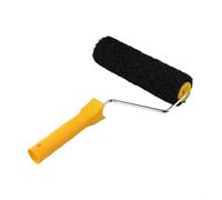Professional roller brush for paint application, for textured finishes with uniform material distribution and easy cleaning for multiple uses