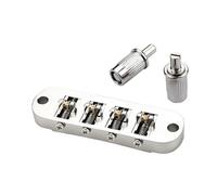 Professional Roller Saddles Guitar Bridge Replacement 4 String Guitar Bridge For Electric Bass Guitar Accessories