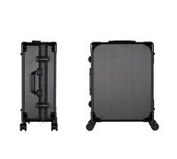 Professional Rolling Makeup Train Case - Durable Aluminum Cosmetic Organizer for Artists, Mobile Vanity Station