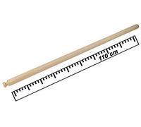 Professional Rolling Pin Cutter in Beech Wood | Length 110 cm and Diameter 4 cm | Rolling Pin for Fresh Pasta | Made in Italy quality