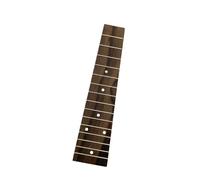 Professional Rose Wood Fretboard Fingerboard for 21 Inch Ukulele Featuring White Position Markers and Smooth Finishing Ukulele Replacement Fingerboard Fretboard
