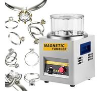 Professional Rotary Drum Jewelry Polisher with 2000 RPM Bi-Directional Rotation for Efficient Burr Removal and Polishing