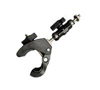 Professional Rotatable Bracket Ball Head 1 / 4inch Threaded Clamp for Phone Video Mount Action Camera LED Light Metal Studio Lighting Mount