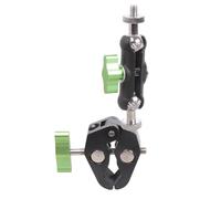 Professional Rotatable Bracket Ball Head 1/4inch Threaded Clamp for Phone Video Mount Action Camera LED Light Multifunctional Phone Tripod Clamp