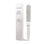 Professional Round Blow Drying Brush with Ceramic & Ion Technology - Innovative Bristle Combination for Volume, Smoothness & Styling - Ideal for Bangs, Blowout & Hairstyles (2.5 cm)