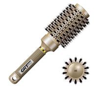 Professional Round Hair Brush Ceramic Negative Ion round brushes for blow drying with Circular Airflow Channel, Even airflow for smooth, Tangle-Free Hair Care, 45MM, Suitable for Medium-Long Hair