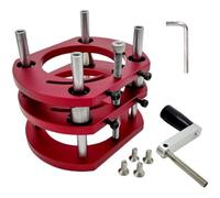 Professional Router Base with Four Point Clamping Systems Smooth Crank Handle Height Control for Trimmers Firm and Stable Woodworking Router Lift