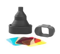 Professional Rubber Snoot For Flashlights Improve Lighting Effects For Creative Light Control Effects And Various Use Photography Light Modifier