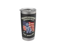 Professional Russian Blue Cat Spoiler Cat Lover Stainless Steel Insulated Tumbler