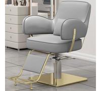 Professional Salon Chair with 360° Swivel, Backrest, and Stainless Steel Footrest for Hair Stylists and Spa Beauty Salons, Max Load 440Lbs